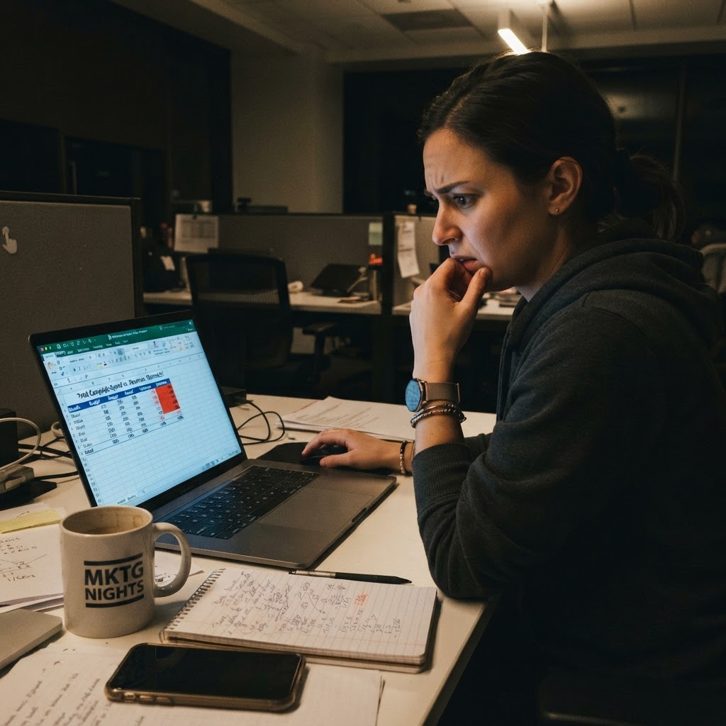 The moment a marketing team realizes their metrics don't add up Discovering the data problem: Late-night dashboard audit