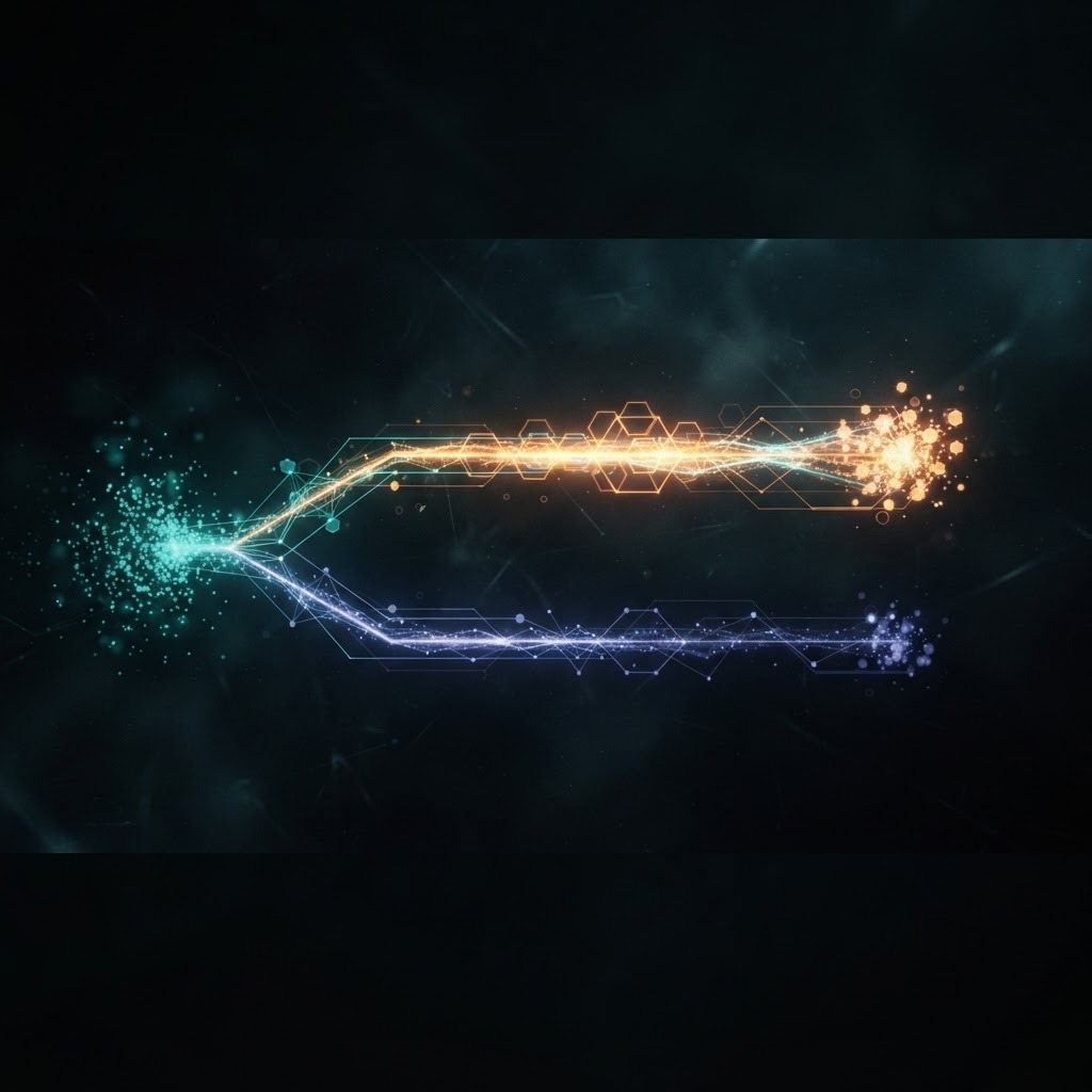 The control group is where uncomfortable answers live. A dark editorial visualization showing parallel exposed and control audiences for an incrementality test