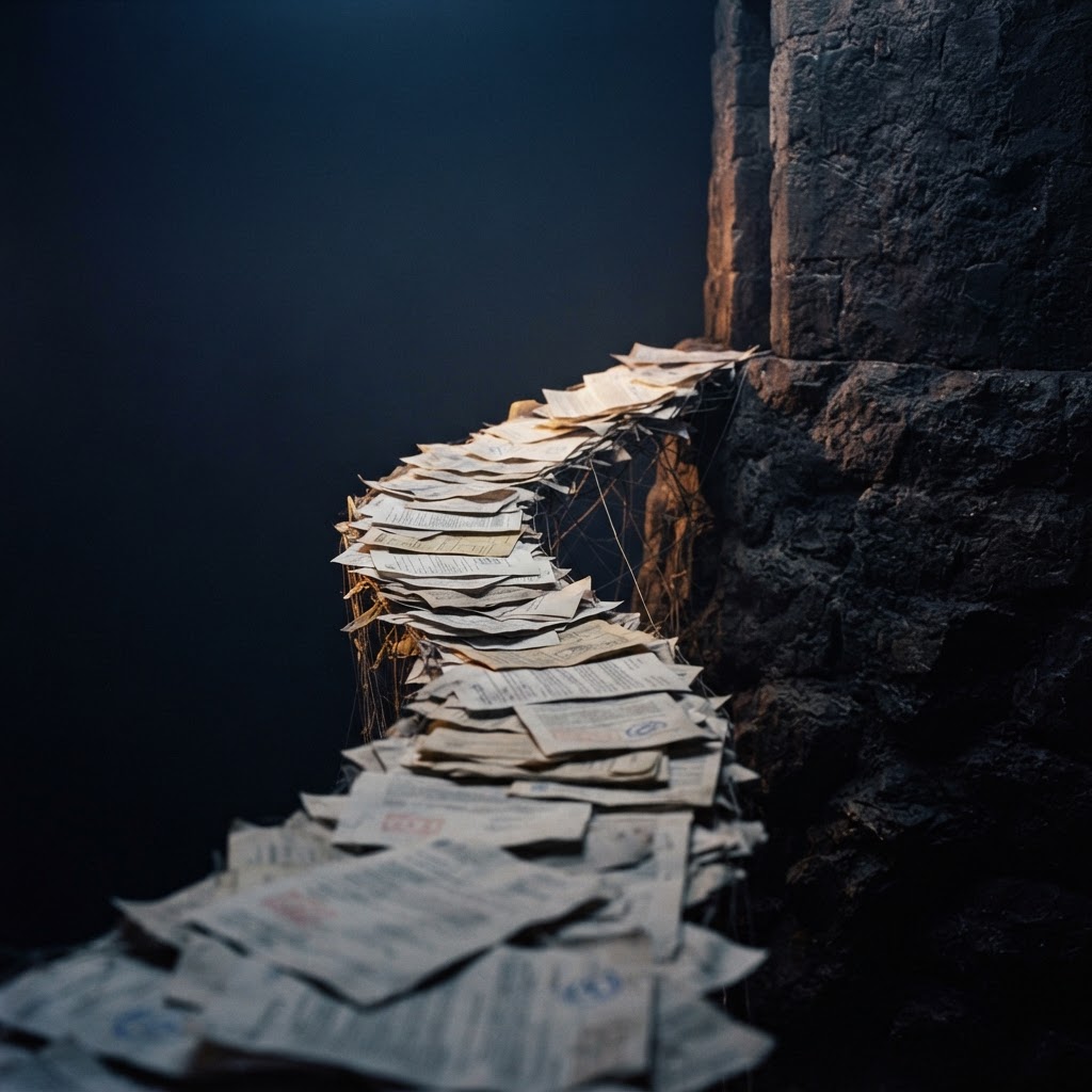 Visibility travels farther when the proof has somewhere solid to land A narrow bridge of paper citations ending before a solid foundation